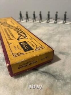 Britains Toy Soldiers British Infantry Set No. 195 From The 1930's