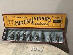 Britains Toy Soldiers British Infantry Set No. 195 From The 1930's