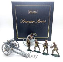 Britains Toy Soldiers Charles Biggs Howitzer Limber & 4 Man Crew 8912 54mm