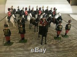 Britains Toy Soldiers Fourth Hussar's Royal Scotts Gray Parade/ Band 23 pcs