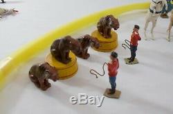 Britains Toy Soldiers MAMMOTH CIRCUS Early Edition 1936. 1-1/2 Sets. 35 Figures