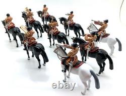 Britains Toy Soldiers Mounted Band Of The Lifeguards Set 2 00074 54mm