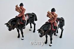 Britains Toy Soldiers Mounted Band of the Lifeguards Set 2 Number 00074