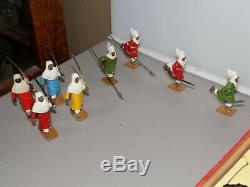 Britains Toy Soldiers PreWar ARAB LOT no. 2046 & no. 164 with boxes (PTC 57)