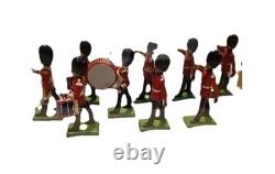 Britains Toy Soldiers Scots Guards Marching Band Drum and Bugle Set