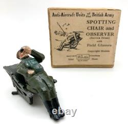 Britains Toy Soldiers Spotting Chair And Observer Boxed 1731