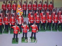 Britains Toy soldiers County Regiment 53 metal marching figures 1/32 scale
