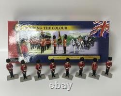 Britains Trooping The Colour Scots Guards Officers And Guardsman 40115 Boxed
