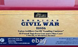 Britains Union Artillery Set #2 Loading Canister 4 man crew US Civil War #31056