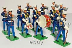Britains United States Marine Corps 8th & I Drum & Bugle Corps 1955 Band #17780