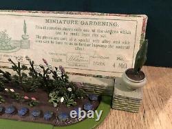 Britains Very Rare Boxed Set 4MG Lead Miniature Garden Display. Pre War c1935