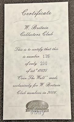 Britains, Very Rare Over The Wall Stonewall Brigade American Civil War #17825