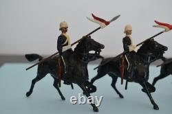 Britains Vintage 17th Lancers Ulundi 1925 Version from set 81 x5 STUNNING