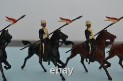 Britains Vintage 17th Lancers Ulundi 1925 Version from set 81 x5 STUNNING
