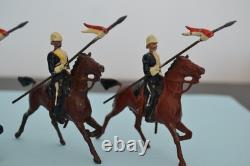 Britains Vintage 17th Lancers Ulundi 1925 Version from set 81 x5 STUNNING