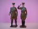 Britains Vintage 1927 V Rare Lead Aa Automobile Scouts Saluting & Walking #578