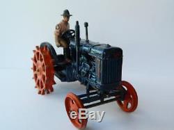 Britains Vintage 1948 Boxed Lead #127f Fordson Major Farm Tractor Spudded Wheels