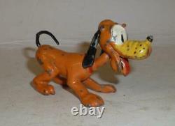 Britains Vintage Lead Rare Prewar Walt Disney's Pluto With Movable Head 1930's