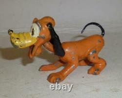 Britains Vintage Lead Rare Prewar Walt Disney's Pluto With Movable Head 1930's