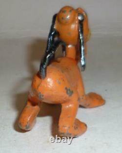 Britains Vintage Lead Rare Prewar Walt Disney's Pluto With Movable Head 1930's