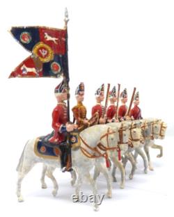 Britains Vintage Lead Soldiers Mounted 2nd Troop Horse Grenadiers