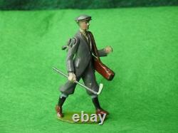 Britains Vintage Pre-war (1926) Rare Lead Golfer #562 With Bag Of Golf Clubs