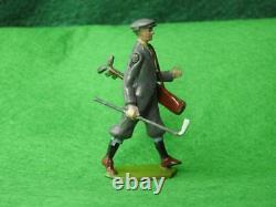 Britains Vintage Pre-war (1926) Rare Lead Golfer #562 With Bag Of Golf Clubs