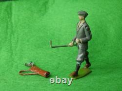 Britains Vintage Pre-war (1926) Rare Lead Golfer #562 With Bag Of Golf Clubs