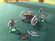 Britains Vintage Swoppet American Civil War Confererate Gun And Crew (4435)