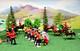 Britains Vintage Metal Redcoats And Arabs On Horses X15