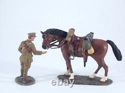 Britains WW1. British Lancer Feeding Horse 1916-18. #23063. MIB