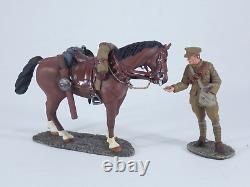 Britains WW1. British Lancer Feeding Horse 1916-18. #23063. MIB