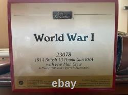 Britains WWI 1914 British 13-Pounder Gun RHA 130 Ltd Ed 470/500