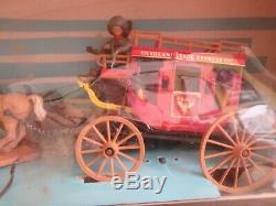 Britains Wild West Concord Overland Stagecoach 4 Horses Mint in Box Complete