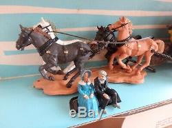 Britains Wild West Concord Overland Stagecoach 4 Horses Mint in Box Complete