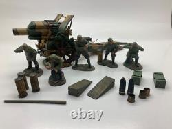 Britains Wwi 1916-18 German 210mm Howitzer & 5 Man Crew 23054 1/30