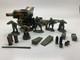Britains Wwi 1916-18 German 210mm Howitzer & 5 Man Crew 23054 1/30