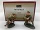 Britains Wwi Move Up 1916-17 British Officer Kneeling & Infantry 23073 1/30