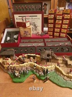 Britains ZULU GLOSS Works Drift Diorama and huge collection of boxed figures