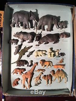 Britains Zoo Very Rare Complete Sample Set 7398 In Excellent Condition