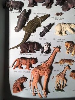 Britains Zoo Very Rare Complete Sample Set 7398 In Excellent Condition