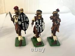 Britains Zulu War Collection 40174 Zulu Warriors Holding The Line 6 Figure Set