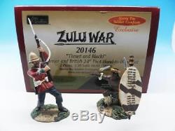 Britains Zulu War Thrust & Block Zulu Warrior & British 24th Hand To Hand 20146