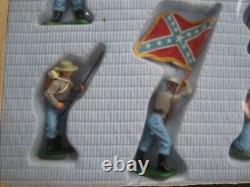 Britains hand painted plastic American Civil War Confederate Infantry set 7422