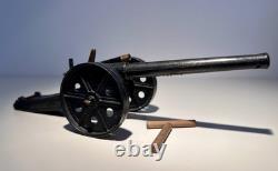 Britains model 4.7 Naval Gun Mounted for field operations. In box, Hamleys