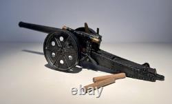 Britains model 4.7 Naval Gun Mounted for field operations. In box, Hamleys