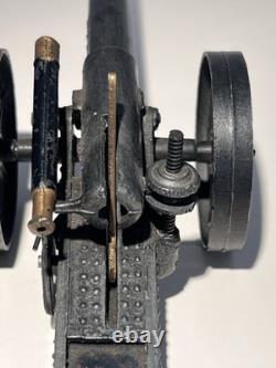 Britains model 4.7 Naval Gun Mounted for field operations. In box, Hamleys