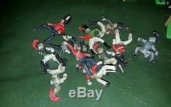 Britains napoleonic cavalry toy soldiers, plus spare riders