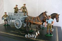 Britains no. 8920 horse drawn G. S. Wagon & 4 man A. S. C. Team (new mint)