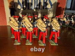 Britains (read!) Dismounted Band Of The 11th Hussars L@@k